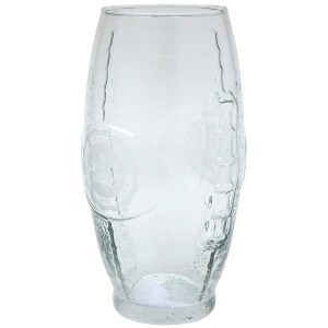 pint glass football shape with The Pennsylvania State University Seal etched on sides